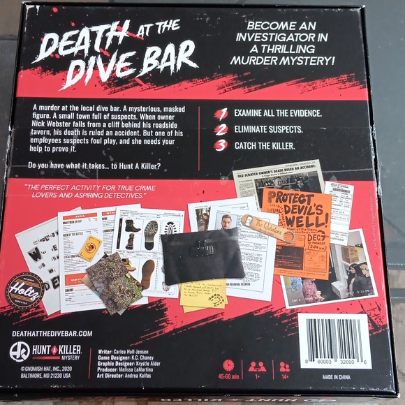 HUNT A KILLER GAME- DEATH AT THE DIVE BAR - Picture 2 of 2